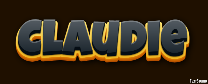 Claudie Text effect