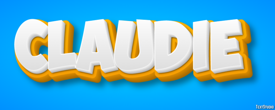Claudie Text effect