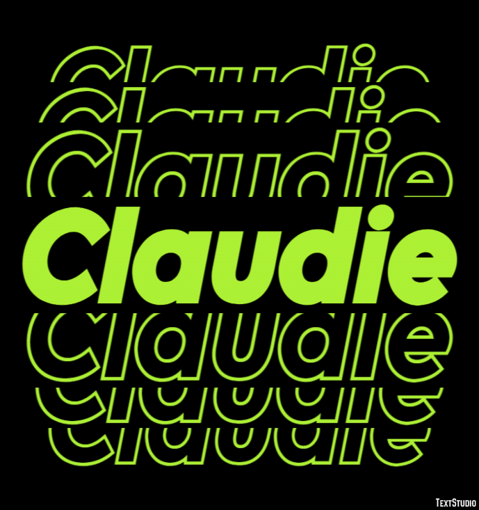 Claudie Text Effect
