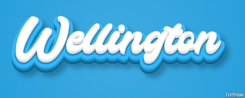Wellington Efekt tekstowy