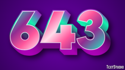 643 Text Effect