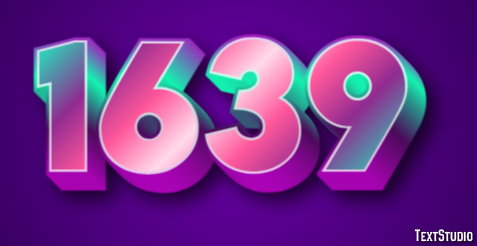 1639 Text Effect
