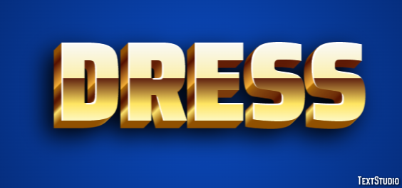 Dress Text Effect