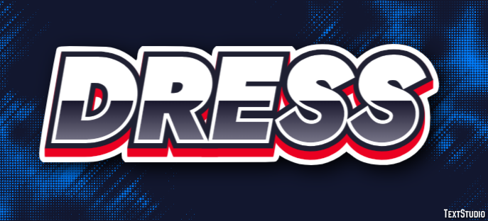 Dress Text Effect