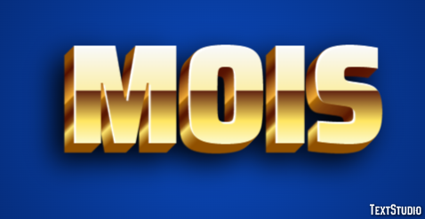 Mois Effet de Texte