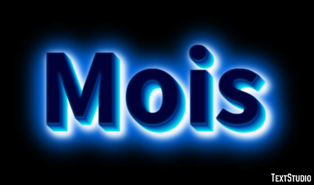 Mois Effet de Texte