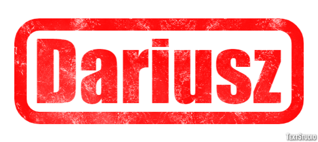 Dariusz Effetto testo
