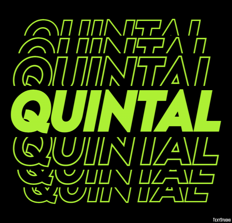 Quintal Texteffekt
