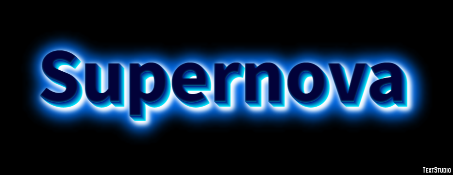 Supernova Metin Efekti