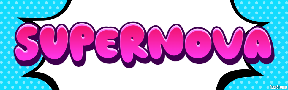 Supernova Text effect