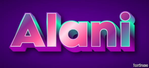 Alani Text Effect