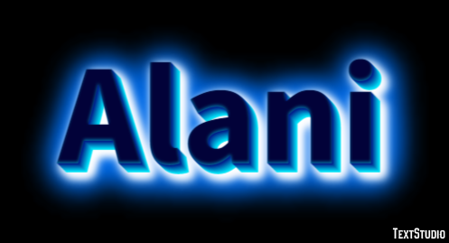 Alani Text Effect