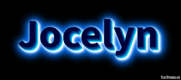 Jocelyn Text effect