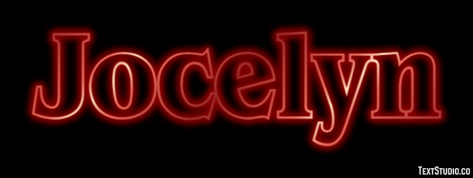 Jocelyn Efecto de Texto