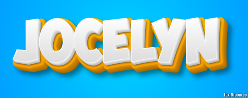 Jocelyn Efecto de Texto
