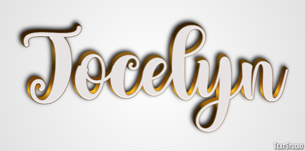 Jocelyn Efecto de Texto