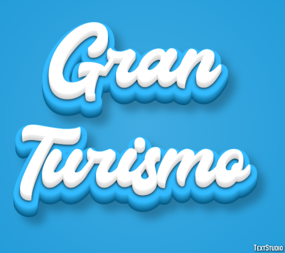 Gran Turismo Текстовый эффект