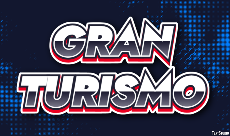 Gran Turismo Текстовый эффект