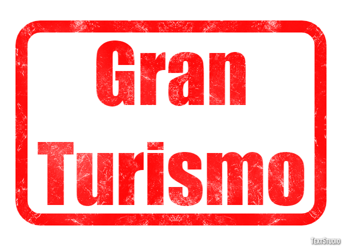 Gran Turismo Текстовый эффект