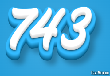 743 テキスト効果
