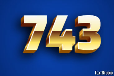 743 テキスト効果