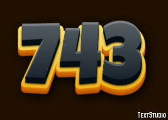 743 テキスト効果