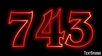 743 テキスト効果