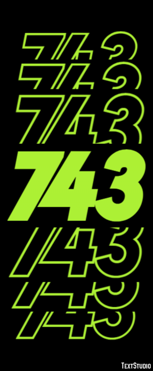 743 テキスト効果