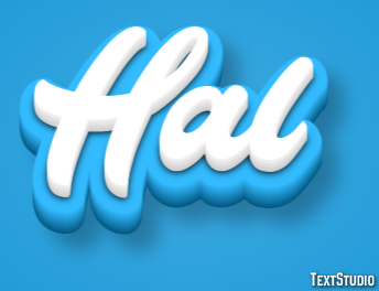 Hal Text Effect