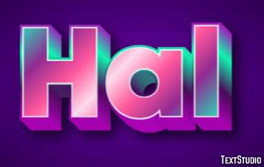Hal Text Effect