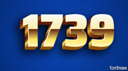 1739 Texteffekt
