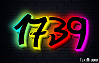 1739 Texteffekt
