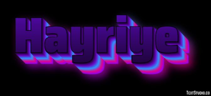 Hayriye Texteffekt