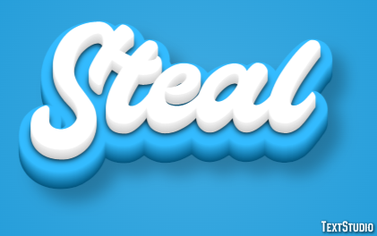 Steal Text Effect