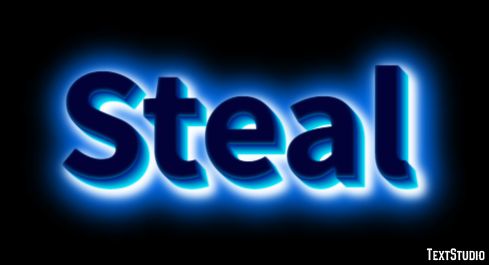 Steal Text Effect