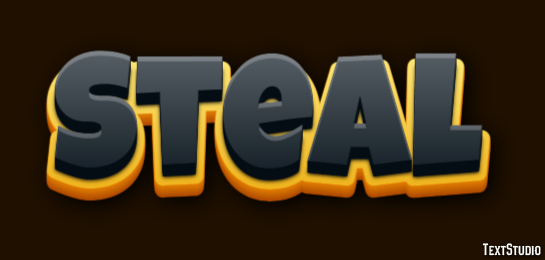 Steal Text Effect
