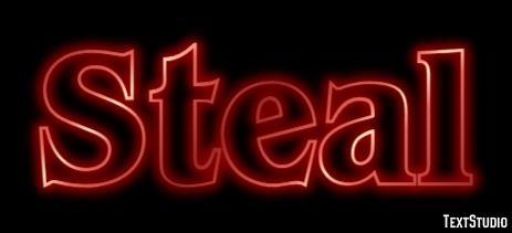 Steal Text Effect