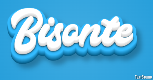 Bisonte Efecto de texto