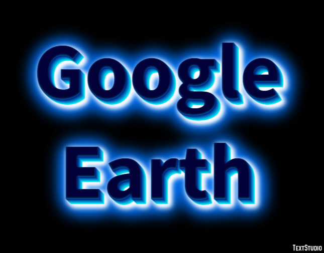 Google Earth Effetto testo