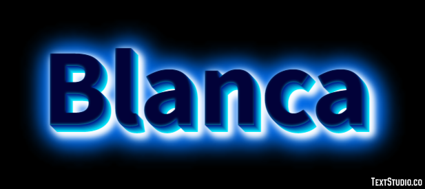 Blanca Text Effect