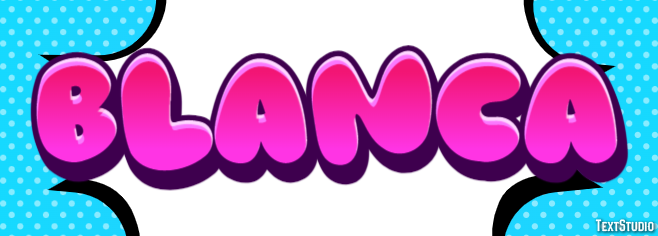 Blanca Text effect