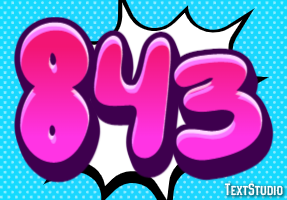 843 Text effect