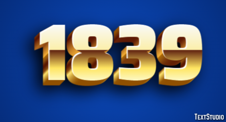 1839 Texteffekt