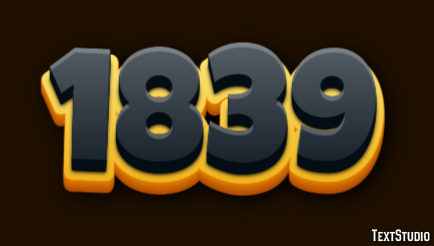 1839 Texteffekt