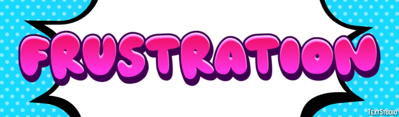Frustration Efekt tekstowy