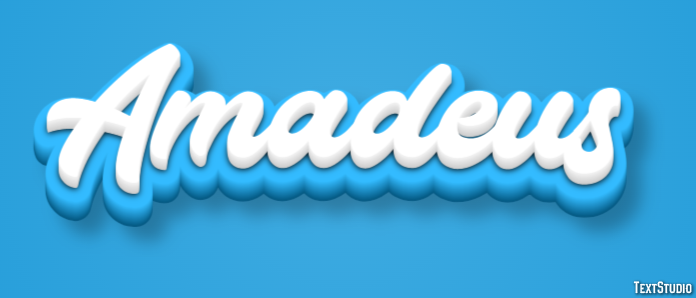 Amadeus Text effect