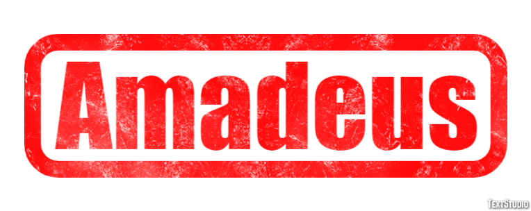 Amadeus Text Effect