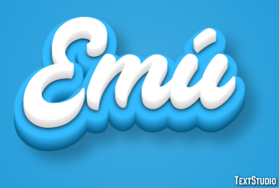 Emú Text effect