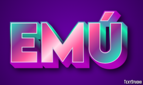 Emú Text Effect