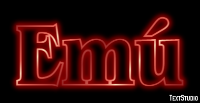 Emú Text Effect